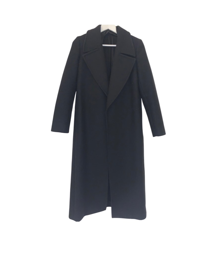 Massimo dutti hotsell black coat