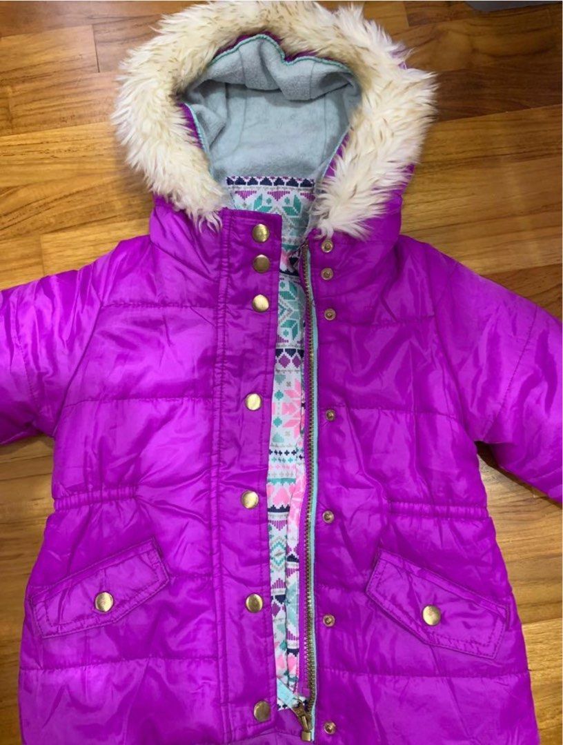 Girls purple winter jacket outlet