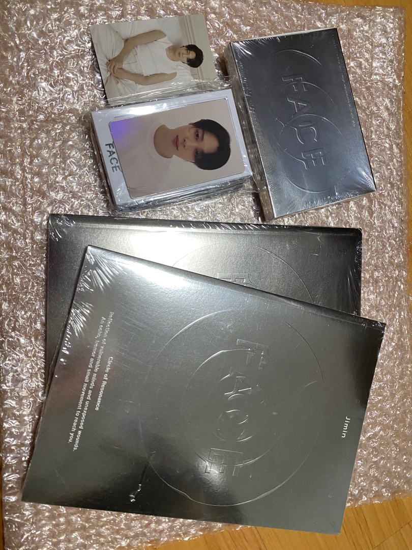 WTS JIMIN FACE ALBUM WEVERSE FULL SET WITH POB, Hobbies & Toys, Music