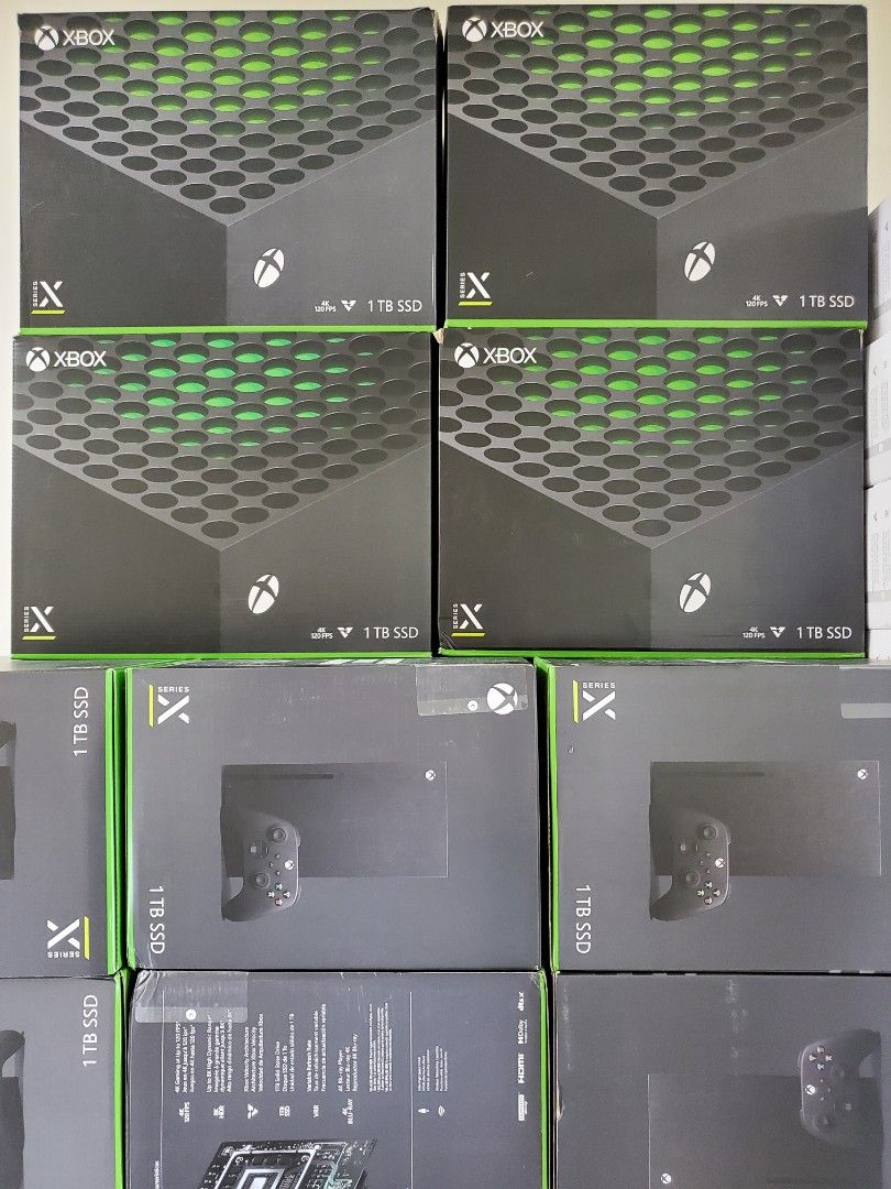 全新原裝正版Xbox Series X 遊戲主機(1TB)原廠原封原包裝盒未開封未