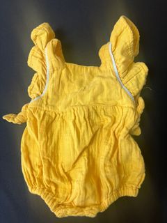 Yellow summer romper
