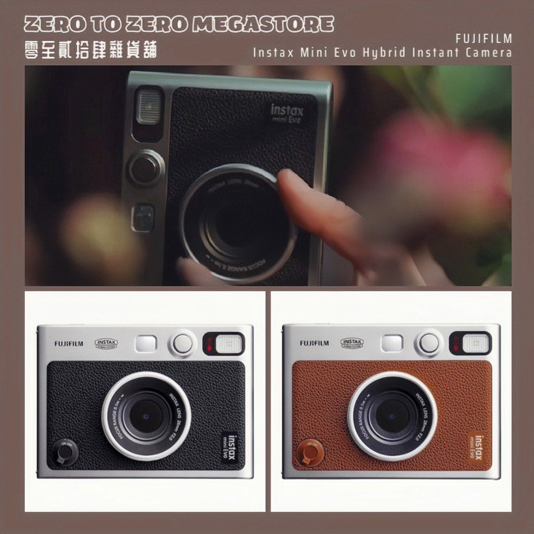 📸10 x 10百種拍攝效果】FUJIFILM - Instax Mini Evo Hybrid Instant