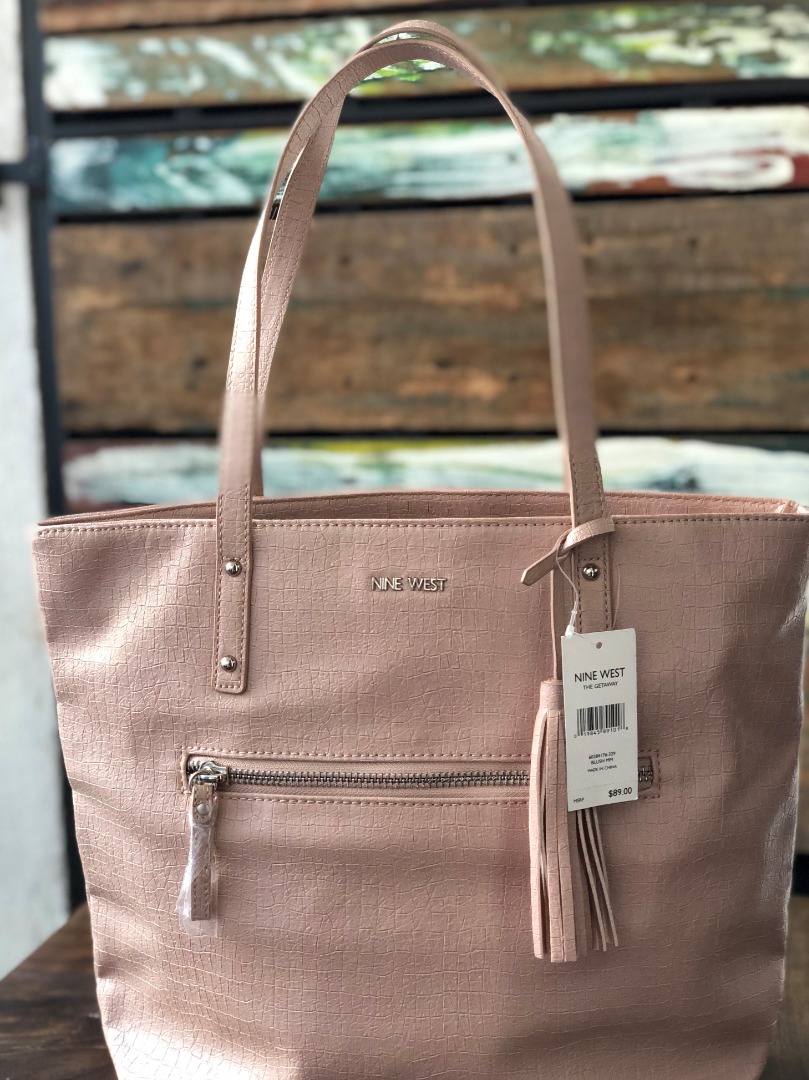 Nine west best sale pink tote bag
