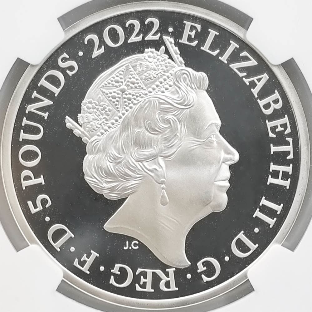 2022 年英國威廉王子40 歲生日5 英鎊精製銀幣NGC PF 70 UC FR 首次鑄造頂級鑑定原盒含英國銀幣, 興趣及遊戲, 收藏品及紀念品,  錢幣- Carousell