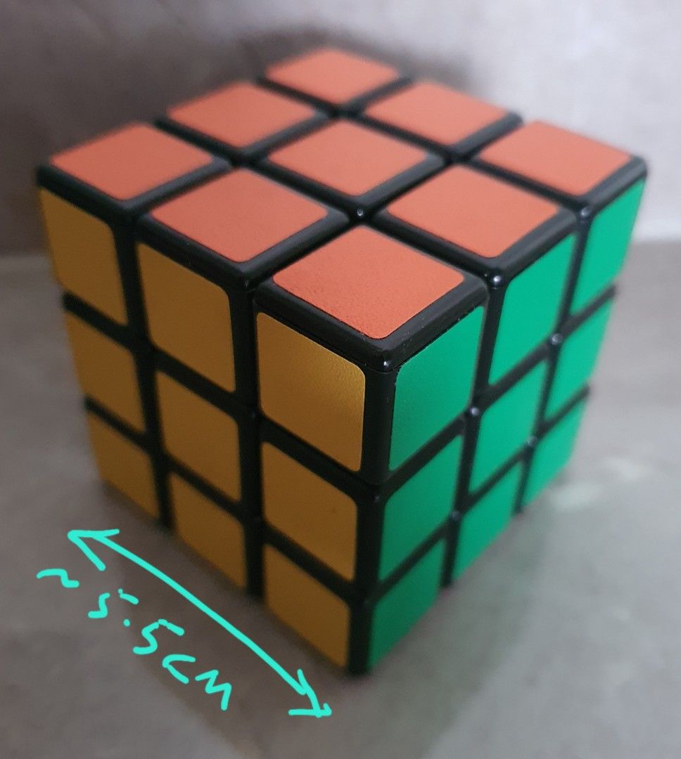 3x3 Rubik cube, Hobbies & Toys, Toys & Games on Carousell