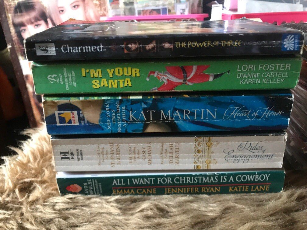 5 - Pocketbooks English Romance (Category: Storybooks) located in Baler. Submitted by coffeebooks (Listing ID 1252385966, Image 1). Description: 4 pocketbooks size english romance stories + free Charmed The Power of Three Pocketbook.