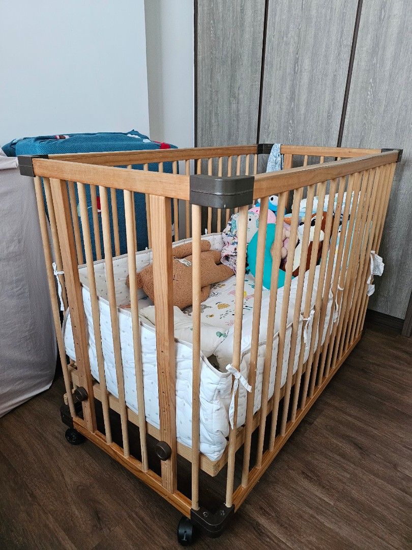 6 in 1 Convertible Baby Cot, Babies & Kids, Baby Nursery & Kids