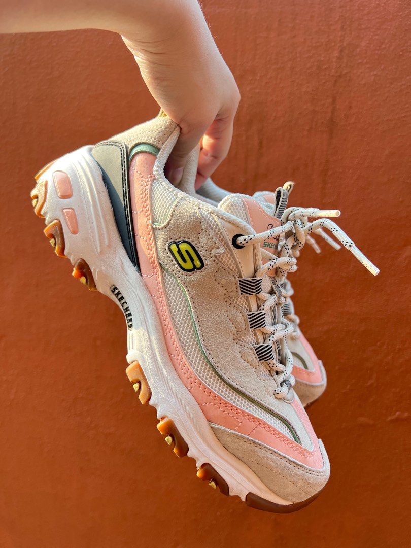 Skechers d'lites best sale 2 womens yellow