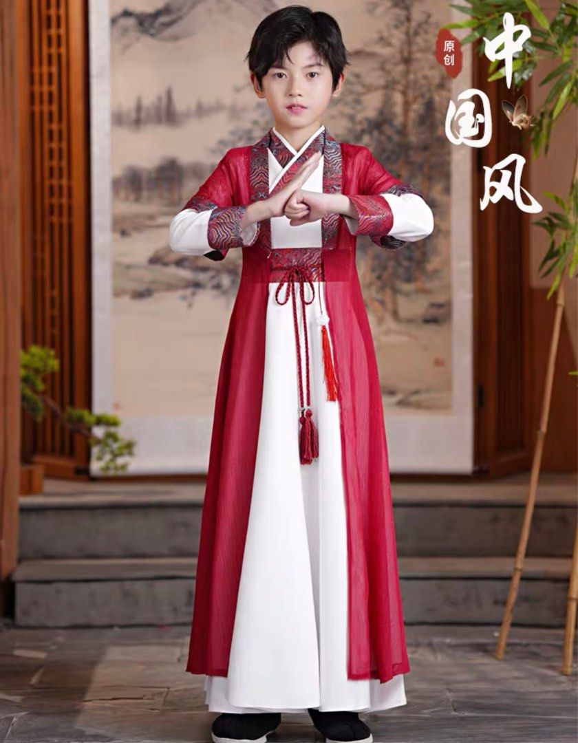 中国風漢服, 兒童＆孕婦用品, 嬰兒及小童流行時尚- Carousell