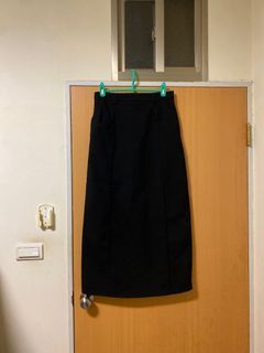 後開衩長裙