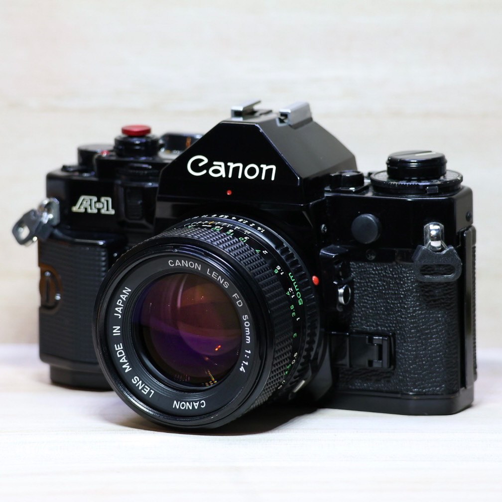 🌸 「可消費卷」【 Canon A-1 】菲林相機適合新手儍瓜機/ FD 50mm 1.4