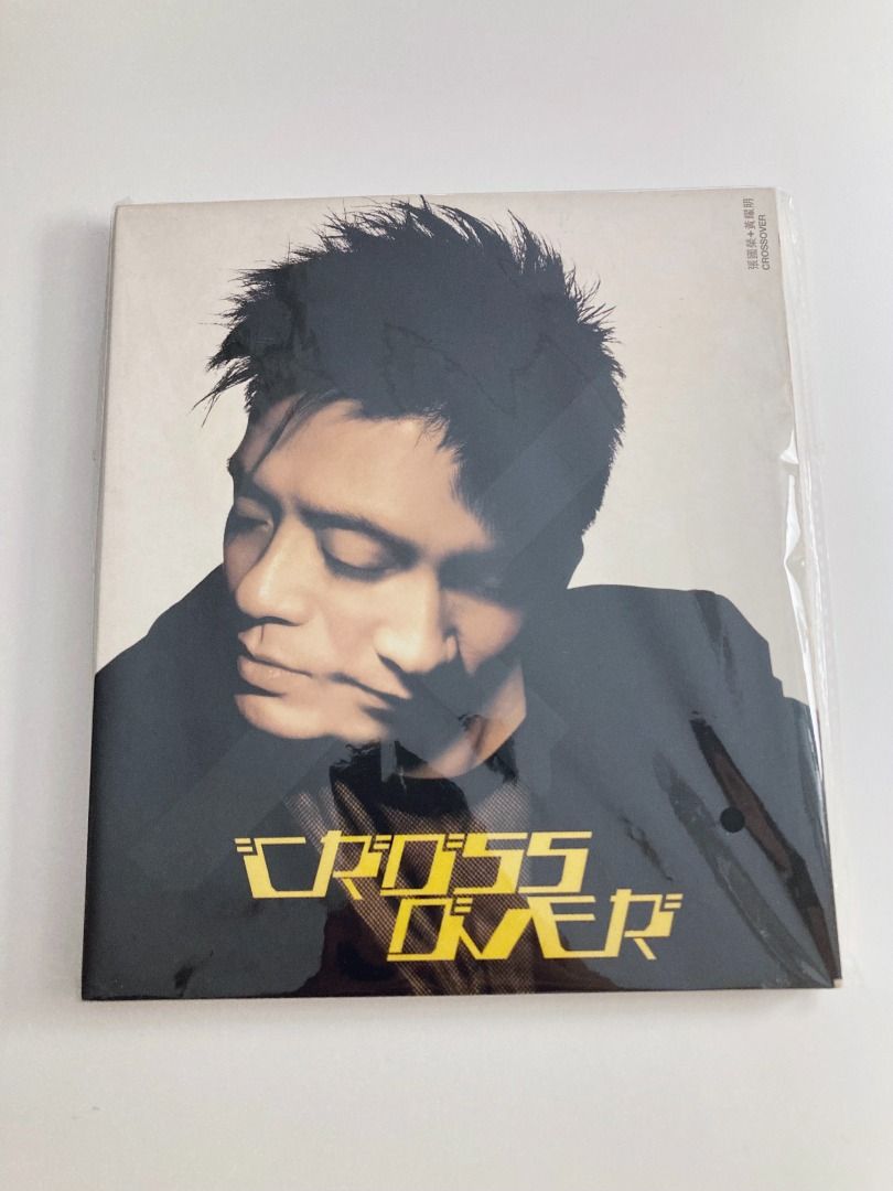 張國榮黄耀明crossover 原裝舊版齊內頁海報碟新淨微花LESLIE CHEUNG CD