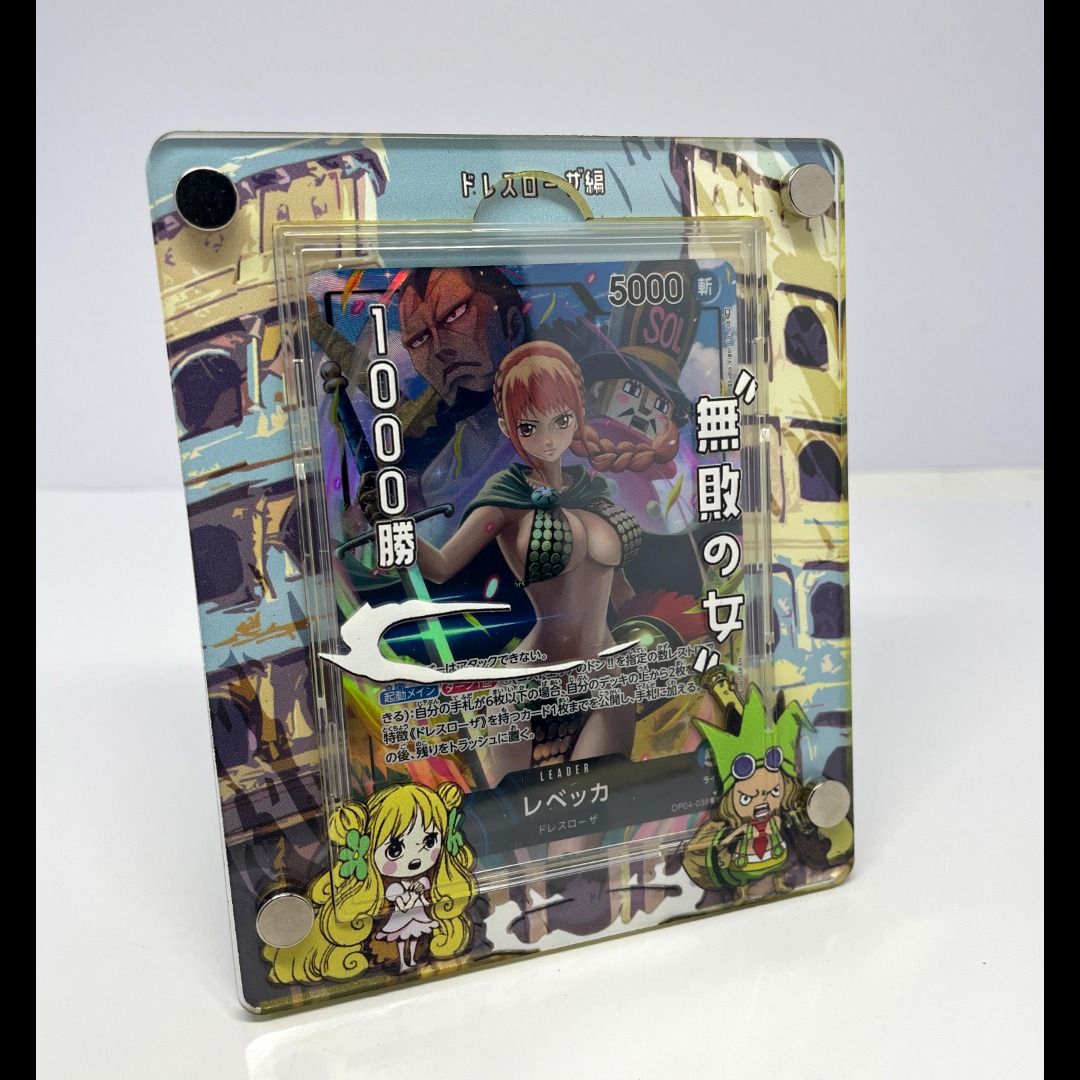 海賊王專用卡牌座OP04-039 ***不包括卡牌蕾貝卡, 興趣及遊戲, 玩具