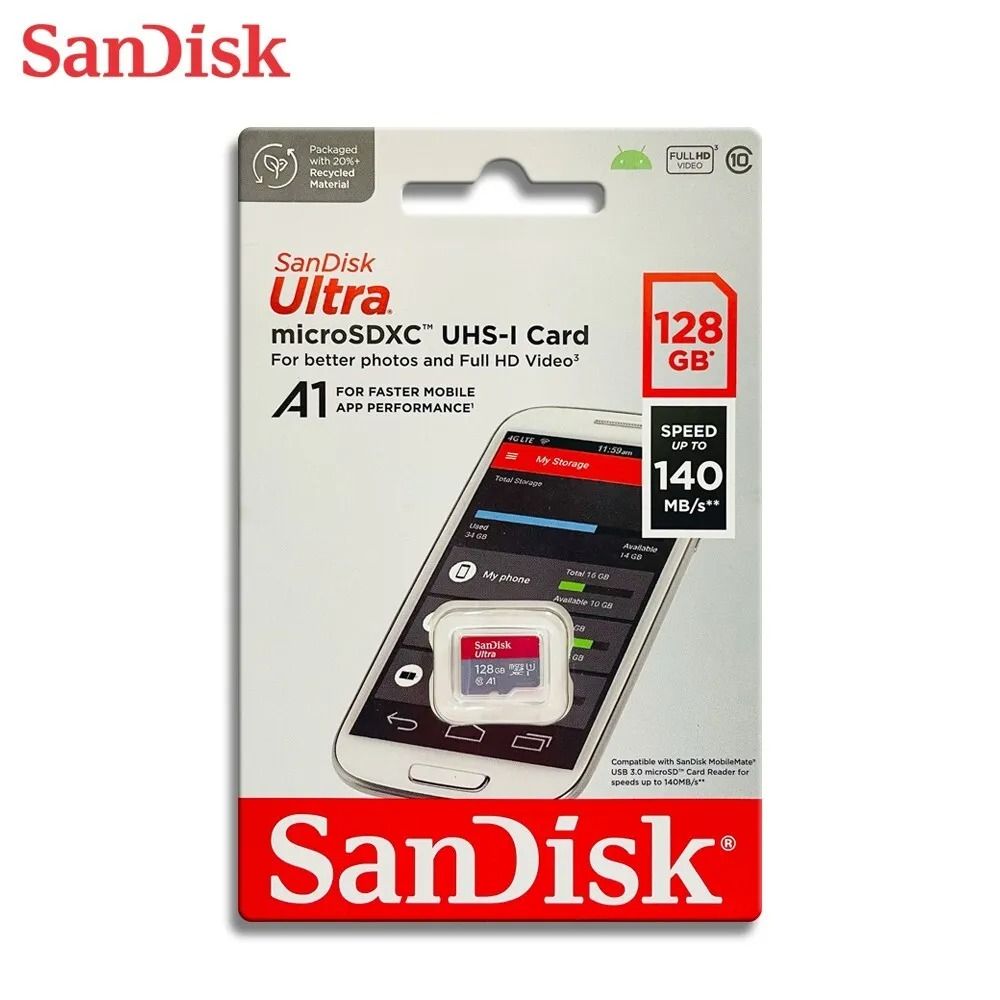 SanDisk 1TB Ultra microSDXC A1 UHS-I/U1 Class 10 Memory Card with