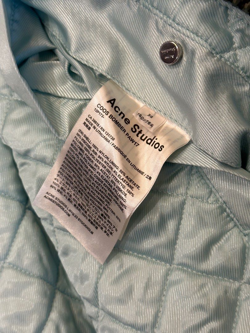 Acne Studio Coos Bomber MA 1 Jacket