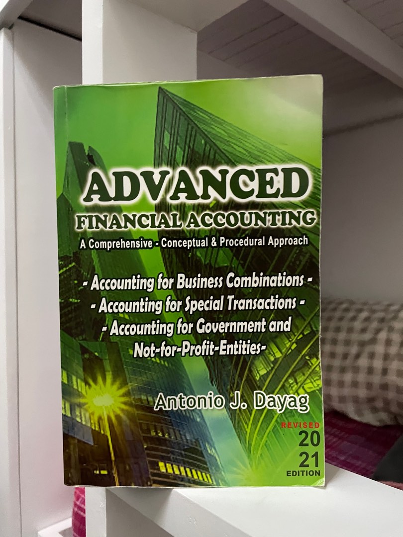 Advanced Financial Accounting by Dayag, Hobbies & Toys, Books ...