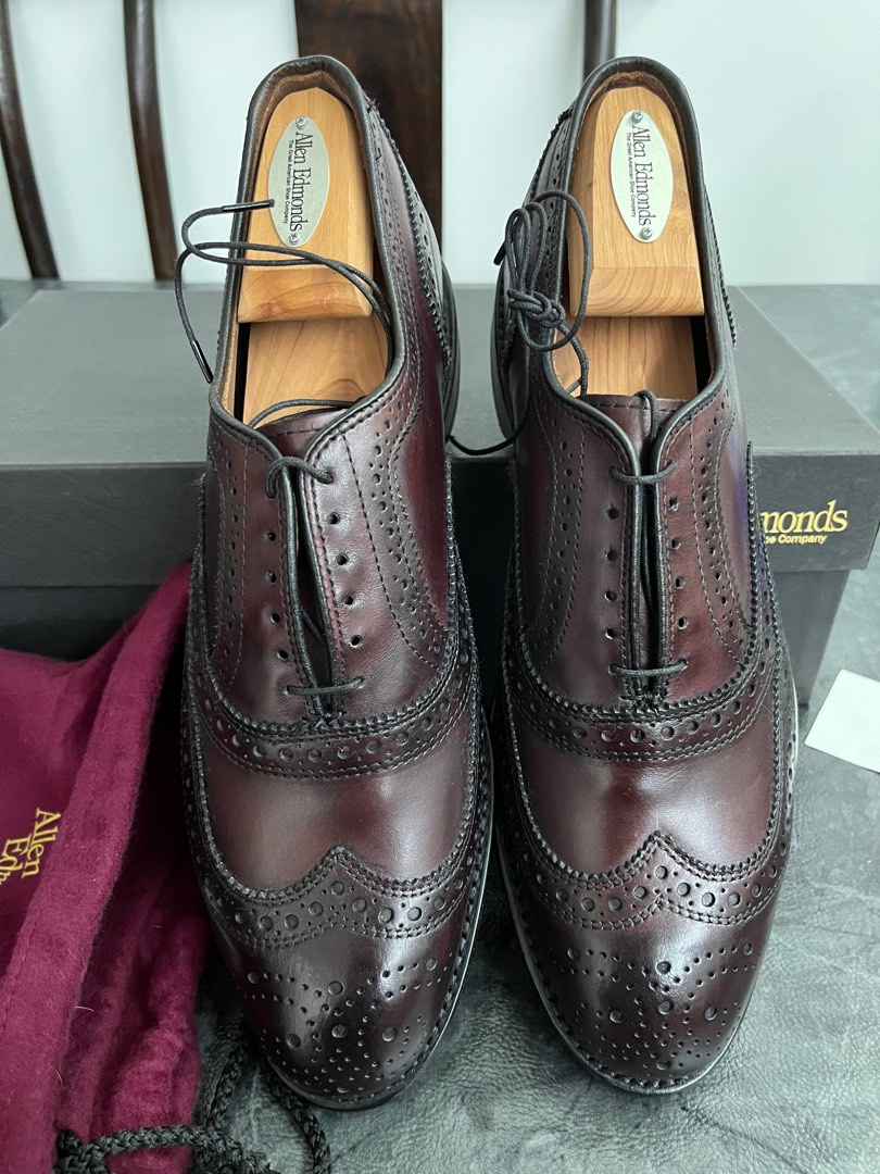Allen Edmonds McAllister 8.5D Merlot Carousell