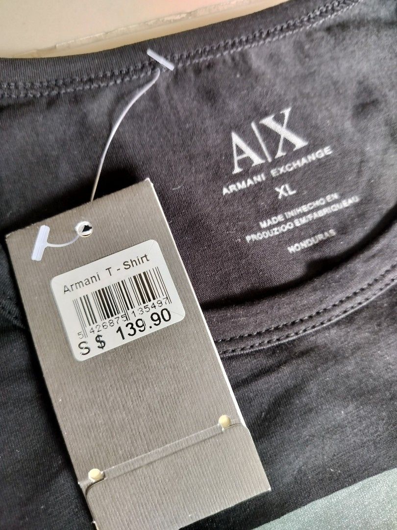 Armani outlet shirt label