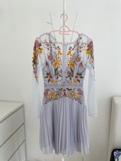 ASOS floral embroidered dress