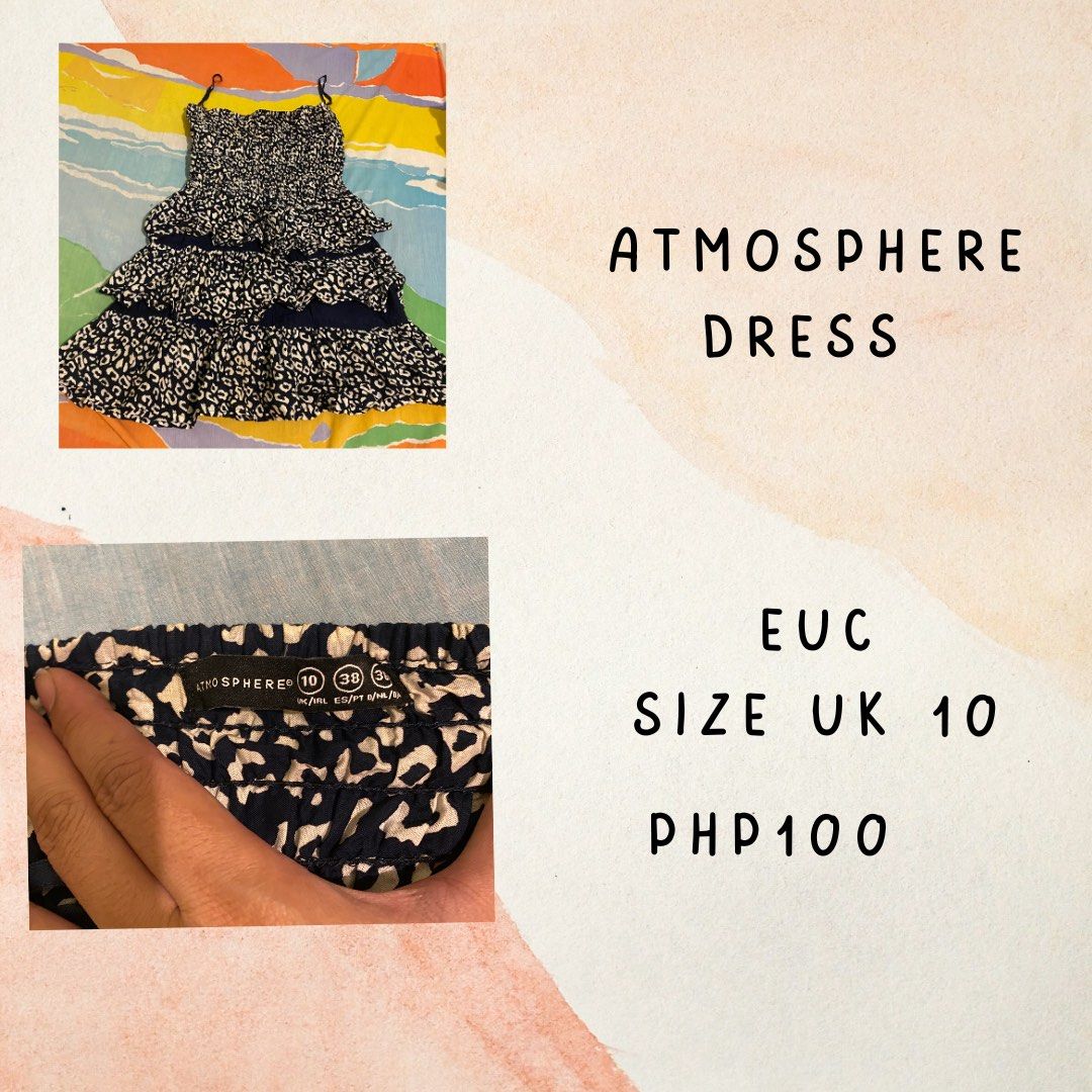 Atmosphere Tube dress (Category: Dresses) located in Pasig City. Submitted by beadevilla (Listing ID 1252401305, Image 1). Description: EUC ATMOSPHERE tube dress Size UK 10.
