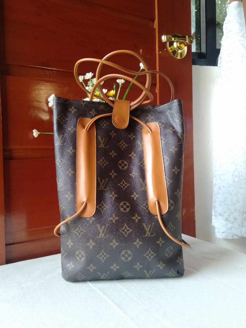 Louis Vuitton, Bags, Authentic Louis Vuitton Backpack Nag Montsouris Mm  Monogram Used Lv Vintage