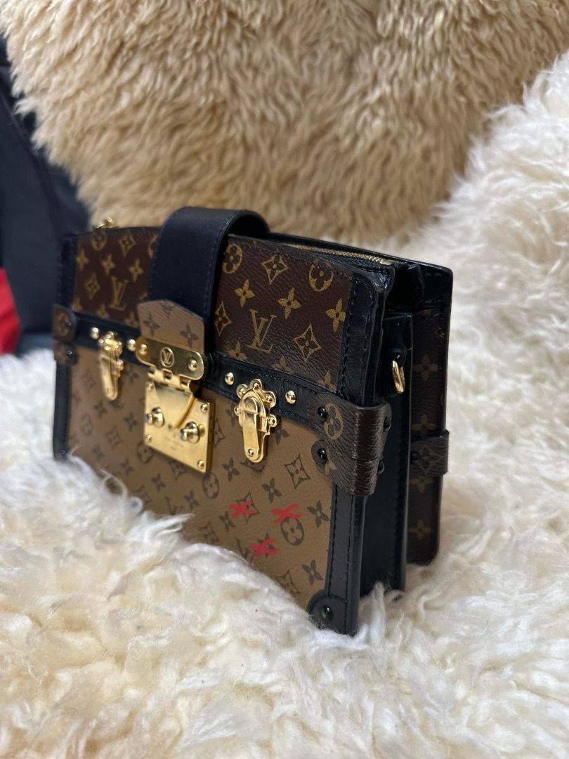 Authentic Louis Vuitton Petite Malle (Category: Luxury Bags & Wallets) located in Quezon City. Submitted by hellopatchi (Listing ID 1252413929, Image 2). Description: Petite Malle 8/10 Condition inclusions: strap, dustbag .