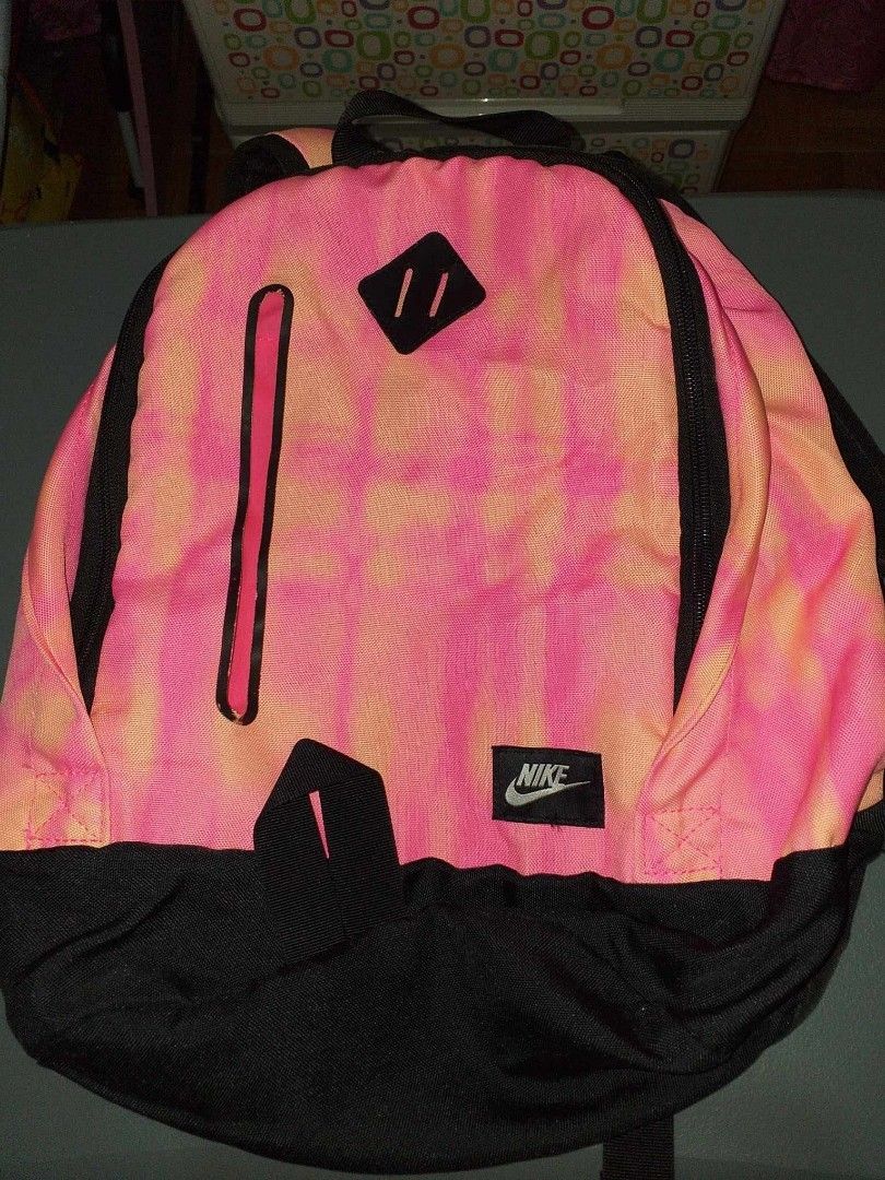 pink and black nike bookbag