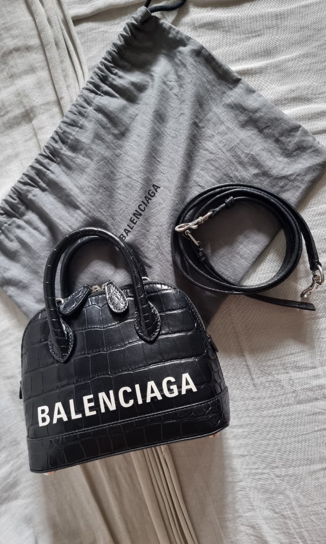 Balenciaga Grained Calfskin Ville Medium TopHandle Bag AUTHENTIC!