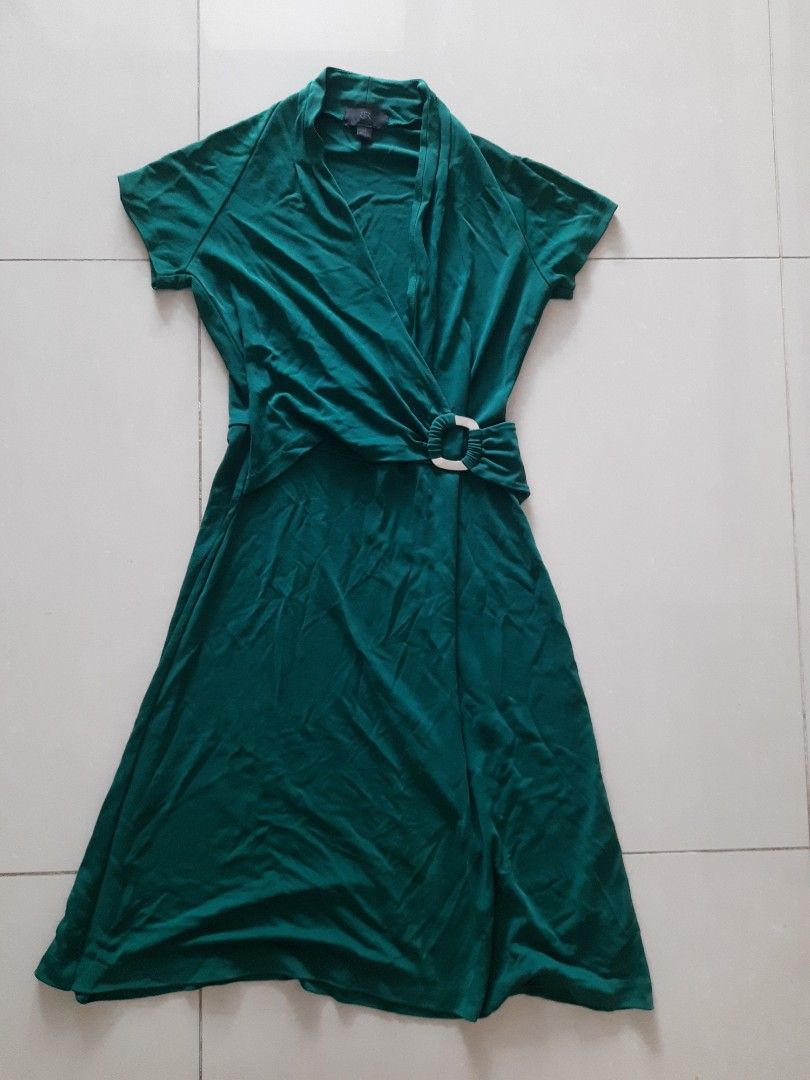Banana republic faux wrap dress discount
