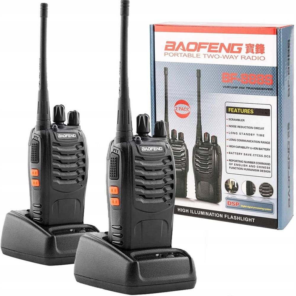 BAOFENG BF-888S Pack Walkie Talkie With 16 Channels USB Charging, Mobile  Phones  Gadgets, Walkie-Talkie on Carousell