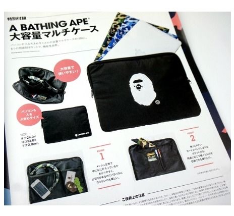 BAPE Laptop Case Sleeve iPad Tablet Cover A Bathing Ape SUPREME FREE  SHIPPING