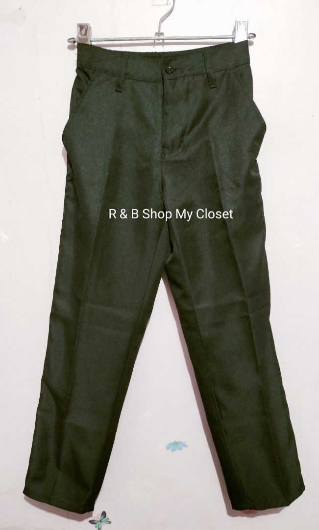 Barong Tagalog & Black Pants for kids School Pants Buwan ng Wika Linggo ng Wika Costume