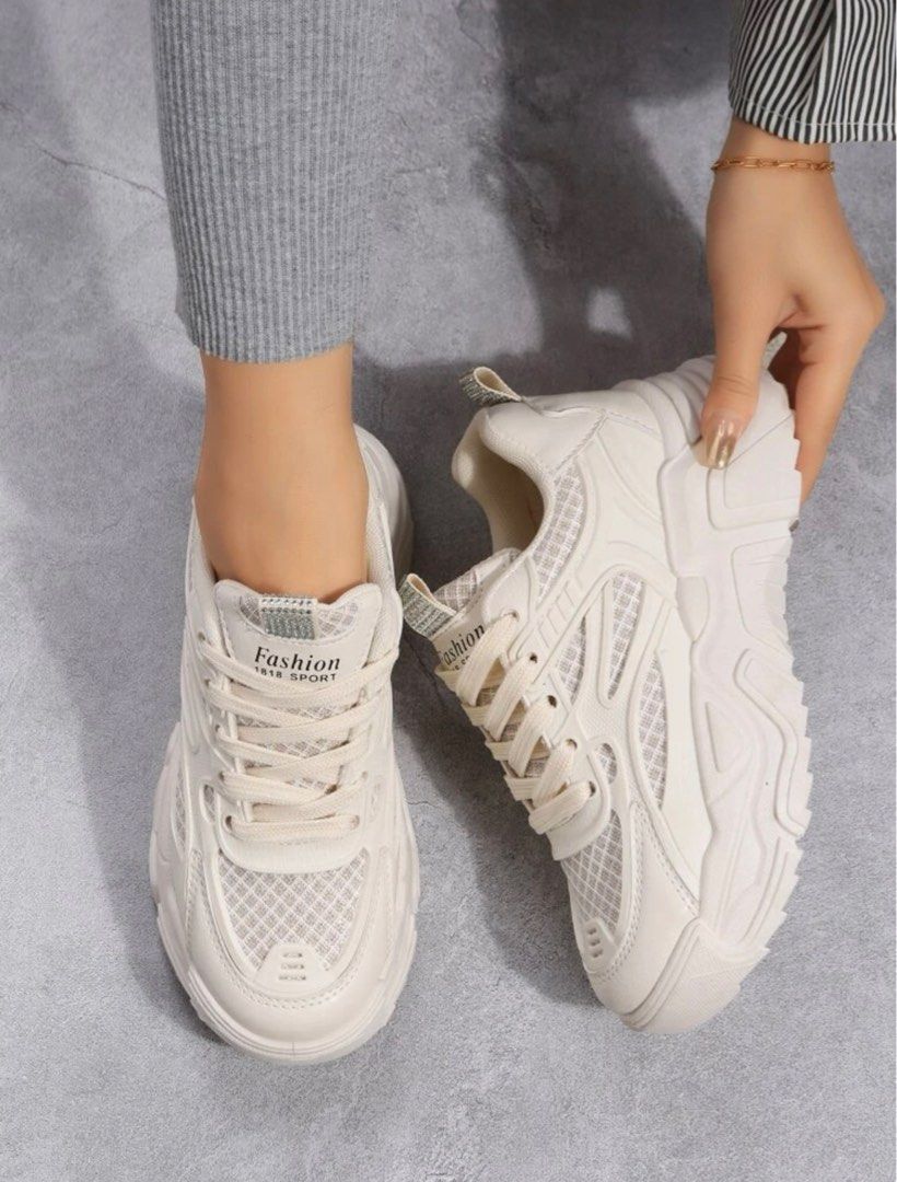 Chunky sneakers beige outlet