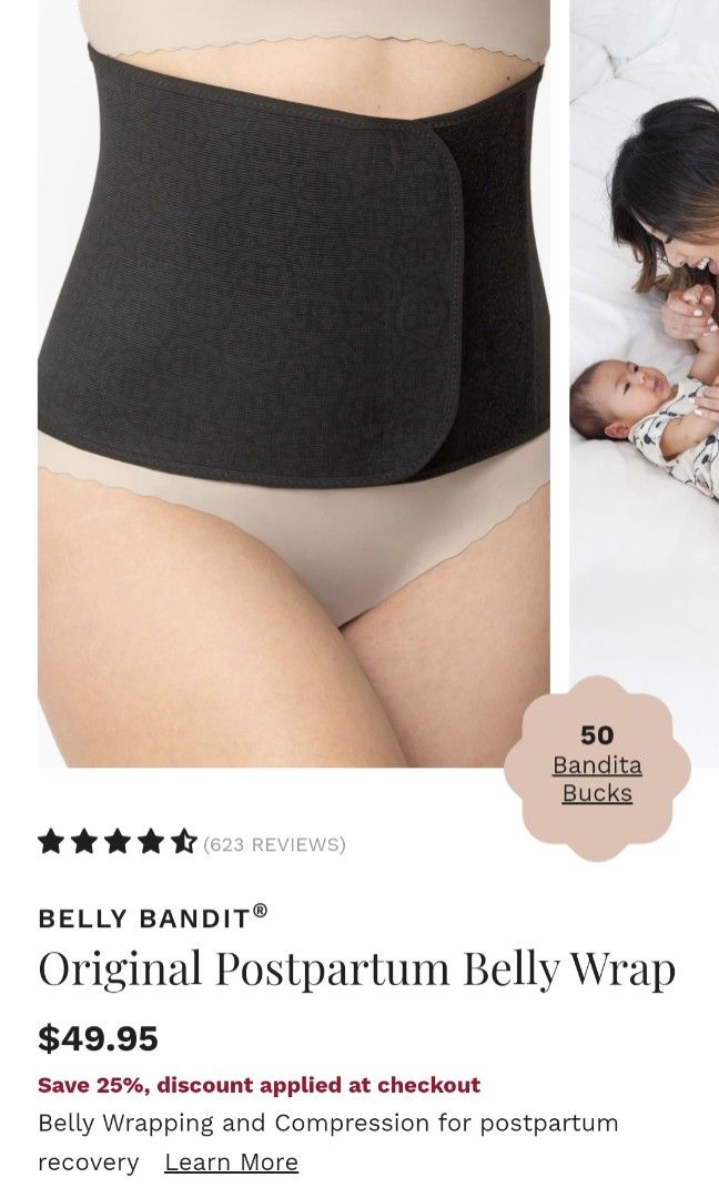 Belly bandit XS postpartum wrap, Babies & Kids, Maternity Care on
