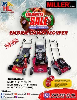 BER MONTHS SALE (Miller Engine Lawn Mower)