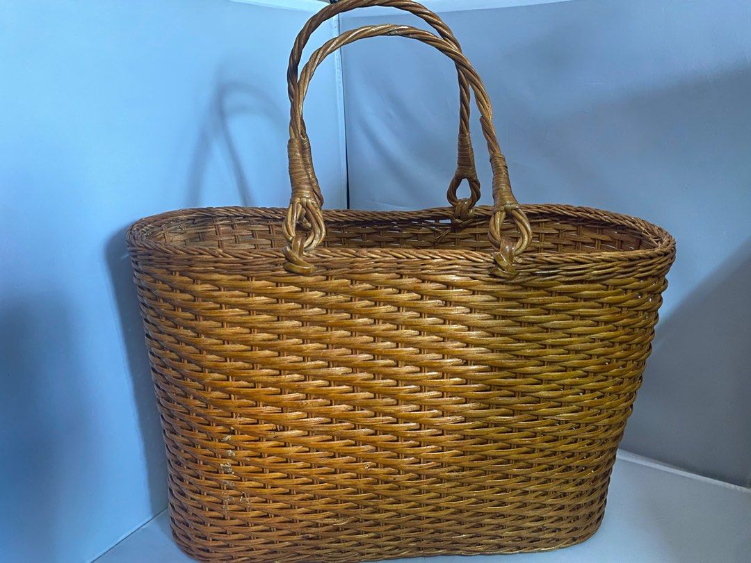 Big rattan best sale bag