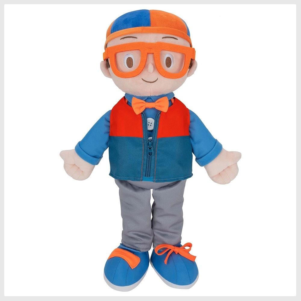 Blippi Get Ready and Play Plush 20 inch Dress Up Plush with