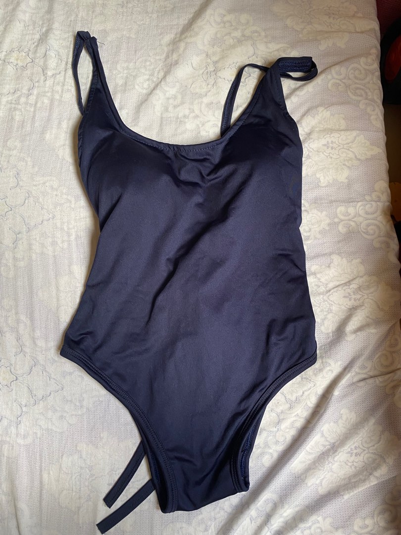 Blue 1piece swimsuit on Carousell