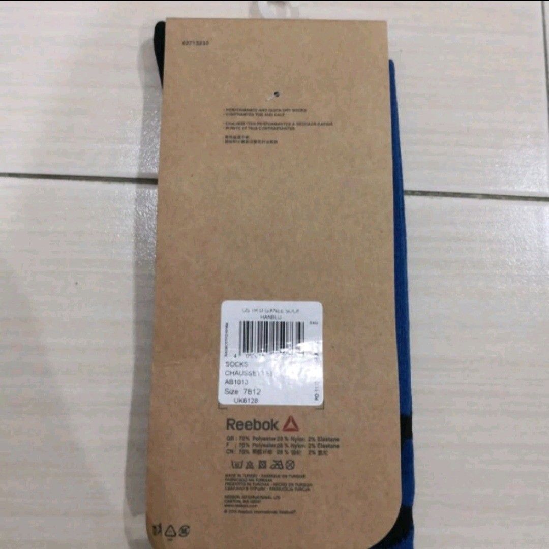 Reebok sock size hot sale 7812