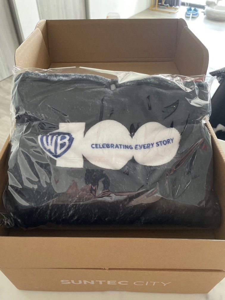 BNIB Warner Brothers Travel Blankets, Furniture & Home Living, Bedding &  Towels on Carousell