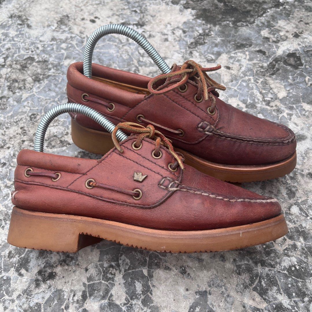 Boat shoes vibram soles Fesyen Pria Sepatu Sepatu Formal di
