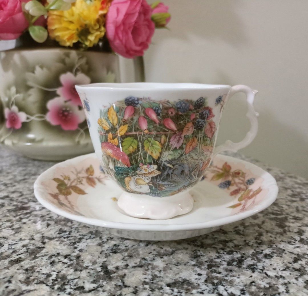 Brambly Hedge Cup & Saucer ~AUTUMN (Category: Dinnerware & Cutlery) located in Pagbilao. Submitted by candicearp (Listing ID 1252542863, Image 1). Description: Brambly Hedge Cup & Saucer ~AUTUMN.