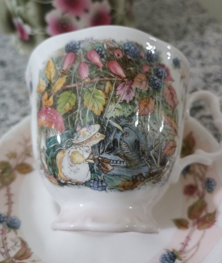 Brambly Hedge Cup & Saucer ~AUTUMN (Category: Dinnerware & Cutlery) located in Pagbilao. Submitted by candicearp (Listing ID 1252542863, Image 3). Description: Brambly Hedge Cup & Saucer ~AUTUMN.