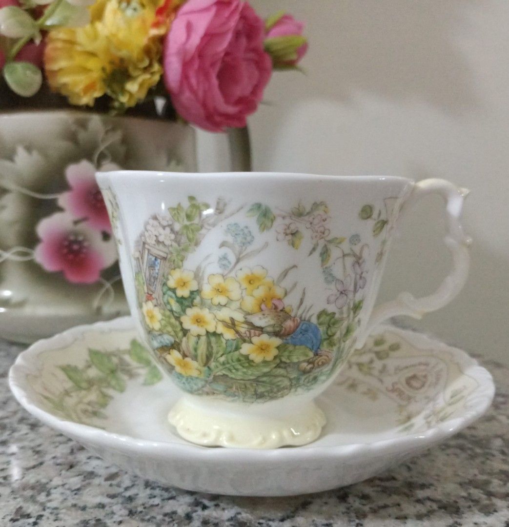 Brambly Hedge Cup & Saucer ~SPRING (Category: Dinnerware & Cutlery) located in Pagbilao. Submitted by candicearp (Listing ID 1252543251, Image 1). Description: Brambly Hedge Cup & Saucer ~SPRING.