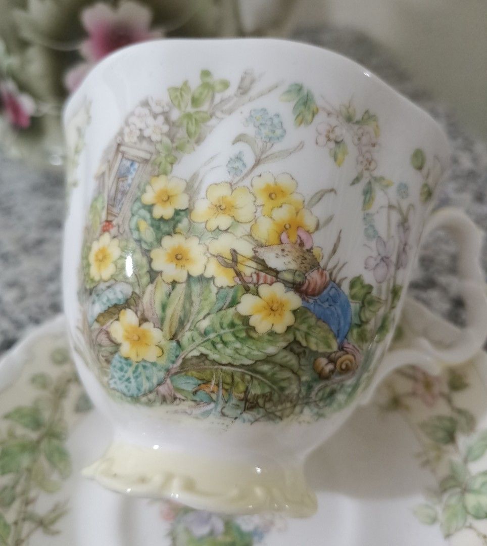 Brambly Hedge Cup & Saucer ~SPRING (Category: Dinnerware & Cutlery) located in Pagbilao. Submitted by candicearp (Listing ID 1252543251, Image 3). Description: Brambly Hedge Cup & Saucer ~SPRING.