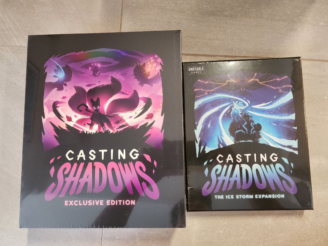 Brand New In Box (BNIB) Casting Shadows Kickstarter Edition + Expansion