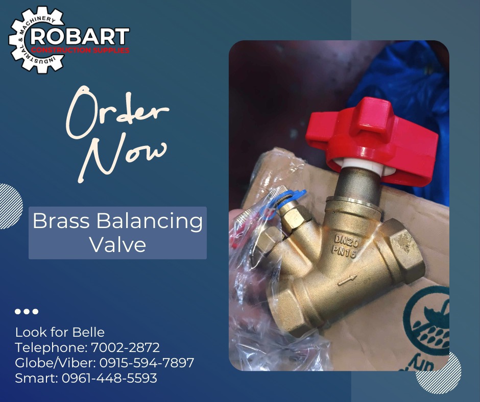 Brass Balancing Valve, Commercial & Industrial, Construction Tools