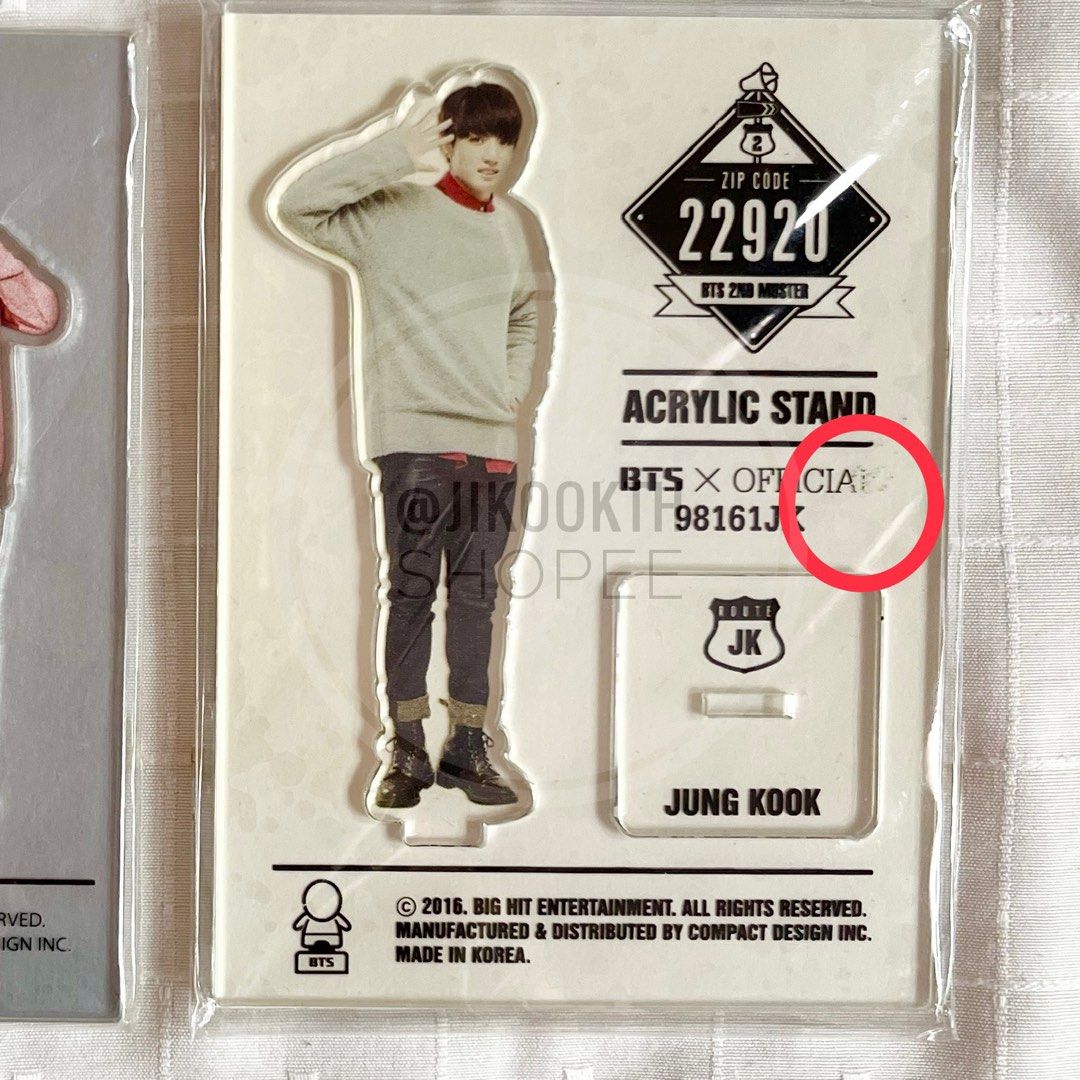 BTS CLEARANCE] BTS 2nd Muster 17520 & 22920 Acrylic Stand Jungkook