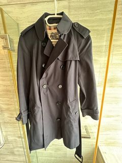 Mens burberry raincoat discount sale