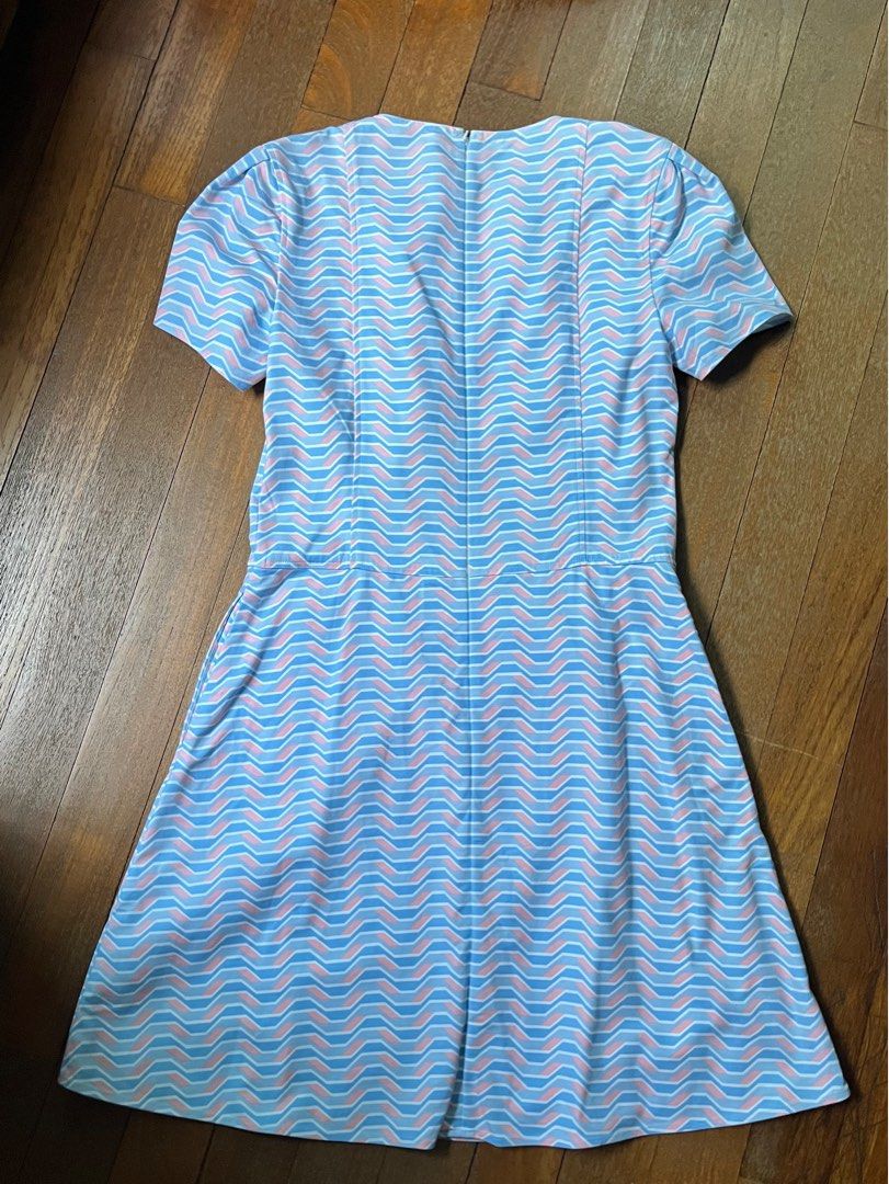 Calvin klein baby blue dress best sale